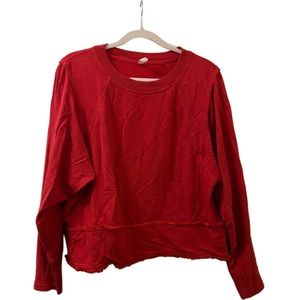 FP MOVEMENT Where The Wind Blows Sweatshirt - Victory Red